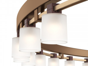Italian chandelier Royal Chandelier by Viabizzuno 3D 모델