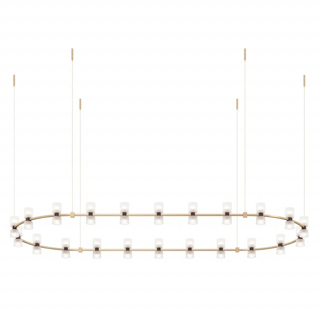 Włoski żyrandol Royal Chandelier marki Viabizzuno Model 3D .c4d .max .obj .3ds .fbx .stl .blend 