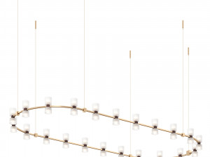 Italian chandelier Royal Chandelier by Viabizzuno Modelo 3D