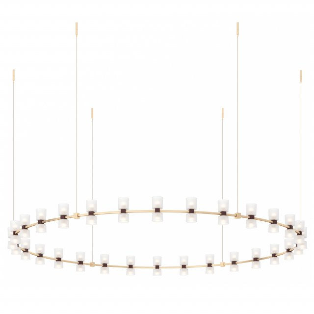 Ceiling lamp Viabizzuno Royal Chandelier 3D Model .c4d .max .obj .3ds .fbx .stl .blend 