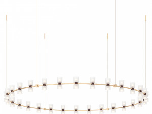 Ceiling lamp Viabizzuno Royal Chandelier 3D Model