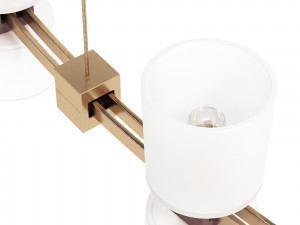 Ceiling lamp Viabizzuno Royal Chandelier 3D Model