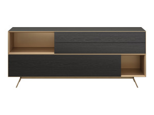 Italian horizontal chest of drawers Domino In by SanGiamo 3D मॉडल