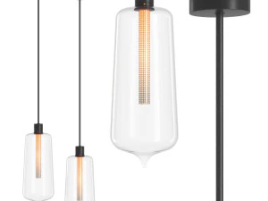 Lampada a sospensione Viabizzuno N55 Sospensione Modello 3D