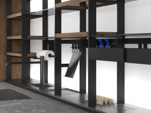 Italian Cuisine Valcucine Logica Celata Trees Symphony 3D-Modell