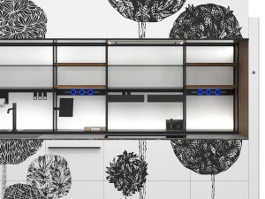 Italian Cuisine Valcucine Logica Celata Trees Symphony 3D Model