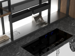 Italian Cuisine Valcucine Logica Celata Trees Symphony 3D-Modell