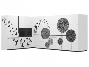 Italian Cuisine Valcucine Logica Celata Trees Symphony 3D Model