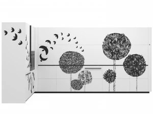 Italian Cuisine Valcucine Logica Celata Trees Symphony 3D Model