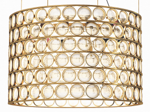 Italian chandelier Da ma sospensione 32x6 by Viabizzuno Modelo 3D