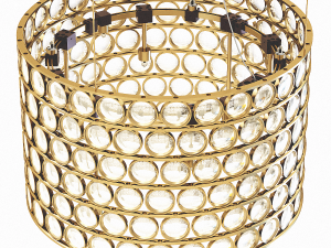 Italian chandelier Da ma sospensione 32x6 by Viabizzuno Modelo 3D