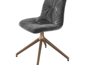 Chantal Italian Dining Chair by Bontempi Casa 3D 模型