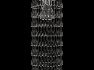 Ceiling lamp chandelier Viabizzuno Gocce Colonna 3D Model