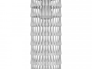 Ceiling lamp chandelier Viabizzuno Gocce Colonna 3D Model