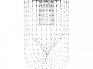 Ceiling lamp chandelier Viabizzuno Gocce Cupola Grande 3D Model