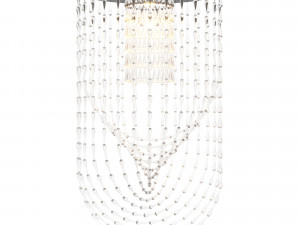 Ceiling lamp chandelier Viabizzuno Gocce Cupola Grande 3D Model