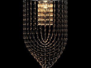 Ceiling lamp chandelier Viabizzuno Gocce Cupola Grande 3D Model