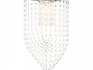Ceiling lamp chandelier Viabizzuno Gocce Cupola Grande 3D Model
