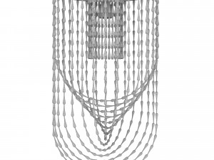 Ceiling lamp chandelier Viabizzuno Gocce Cupola Grande 3D Model