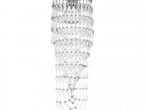 Ceiling lamp chandelier Viabizzuno Gocce Piccola 3D मॉडल