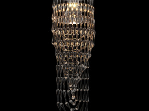 Ceiling lamp chandelier Viabizzuno Gocce Piccola Model 3D