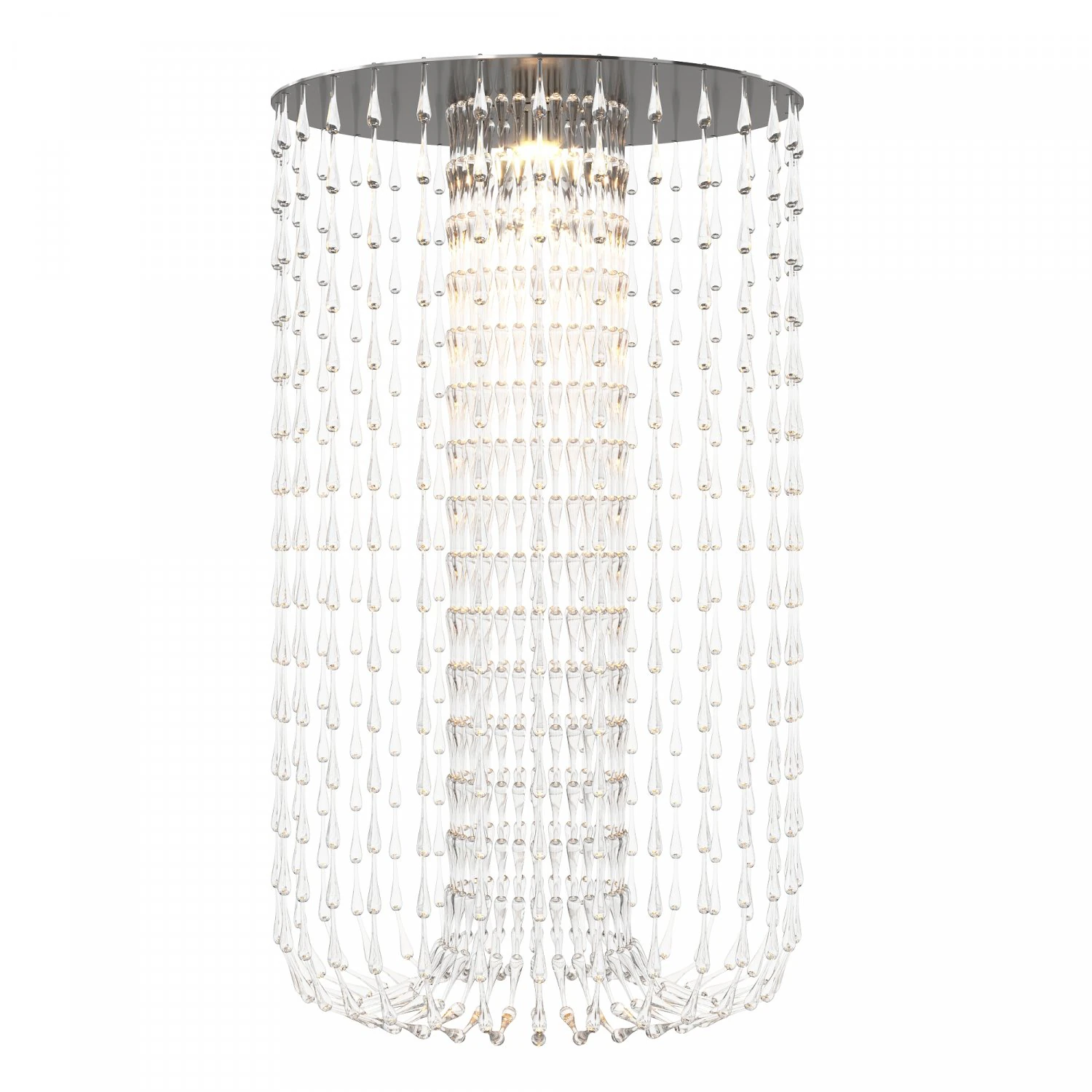 Ceiling lamp chandelier Viabizzuno Gocce Fontana 3D Model .c4d .max .obj .3ds .fbx .stl .blend 