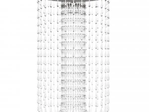 Ceiling lamp chandelier Viabizzuno Gocce Fontana 3D Model