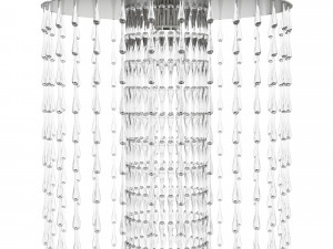 Ceiling lamp chandelier Viabizzuno Gocce Fontana 3D Model