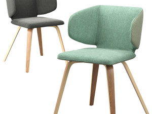 Wrap Chair by Midj 3D मॉडल