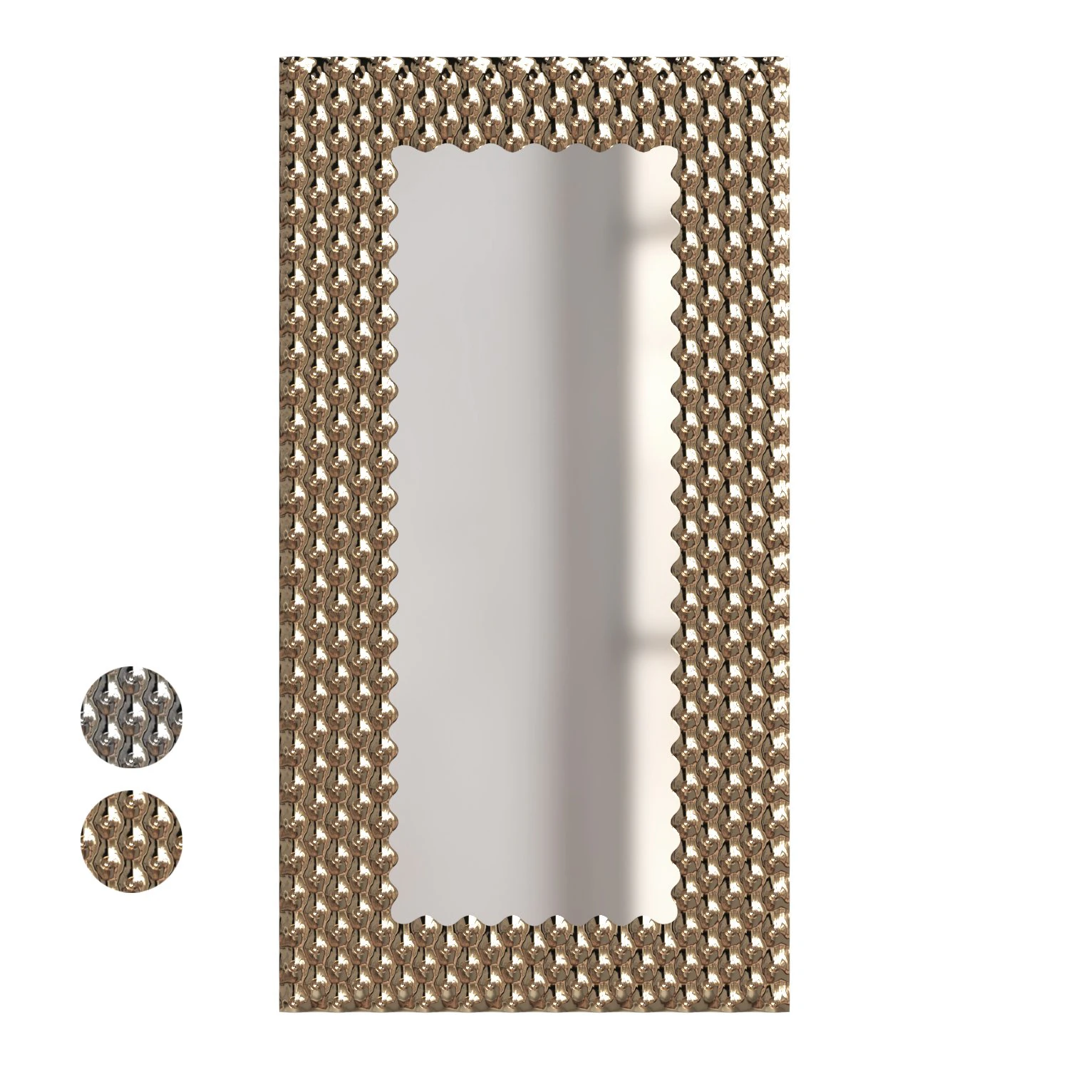 MIRROR POP rectangular by Fiam 3D Model .c4d .max .obj .3ds .fbx .stl .blend