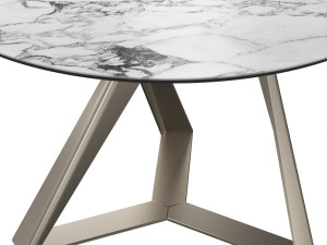 Italian round table Millennium Round 3D Model