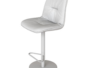 Italian bar stool Chantal 3478 from Bontempi Casa Modello 3D