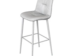 Italian bar stool Chantal 3479-3480 from Bontempi Casa 3D Model