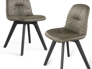 Italian chair Shantal 3471 by Bontempi Casa 3D Model