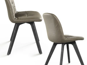 Italian chair Shantal 3471 by Bontempi Casa 3D Model