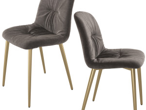 Italian chair Shantal 3472 by Bontempi Casa Modèle 3D