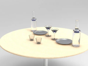 Dinning Table 3D Model
