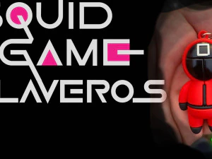 Squid game keychains 3D Print Model