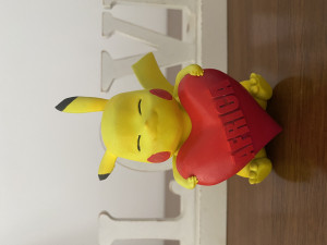 PIKACHU HEART 3D Принт Модель