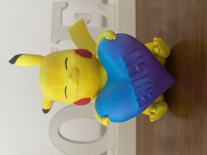 PIKACHU HEART 3D Принт Модель