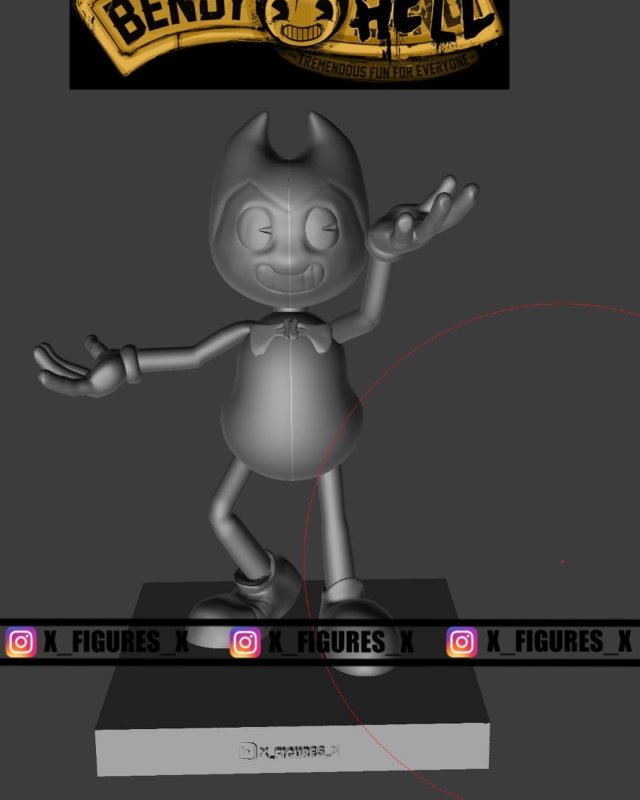 BENDY Modelo de impresión 3D .c4d .max .obj .3ds .fbx .stl .blend 