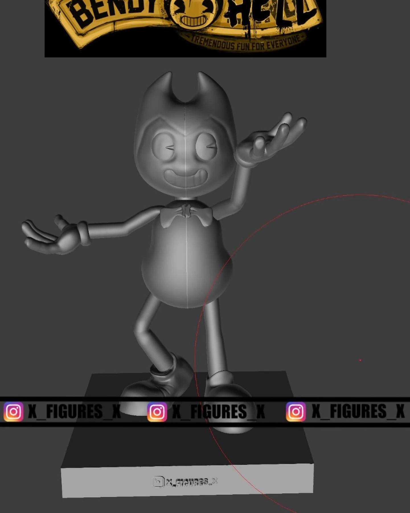 BENDY 3D Print Model .c4d .max .obj .3ds .fbx .stl .blend