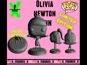 FUNKO FANART OLIVIA NEWTON JOHN SANDY Modelo de impresión 3D