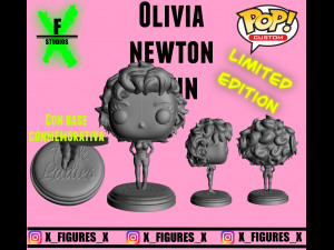 PACK FUNKO FANART OLIVIA NEWTON JOHN GREASE Modelo de impresión 3D