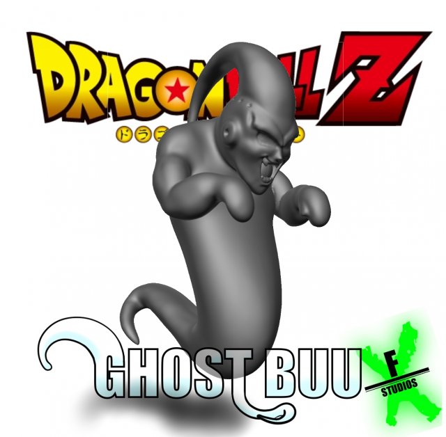 BUU AND GOTENKS GHOST - DRAGONBALL Z Modelo de impresión 3D .c4d .max .obj .3ds .fbx .stl .blend 
