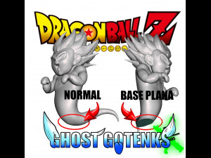 BUU AND GOTENKS GHOST - DRAGONBALL Z Modelo de impresión 3D