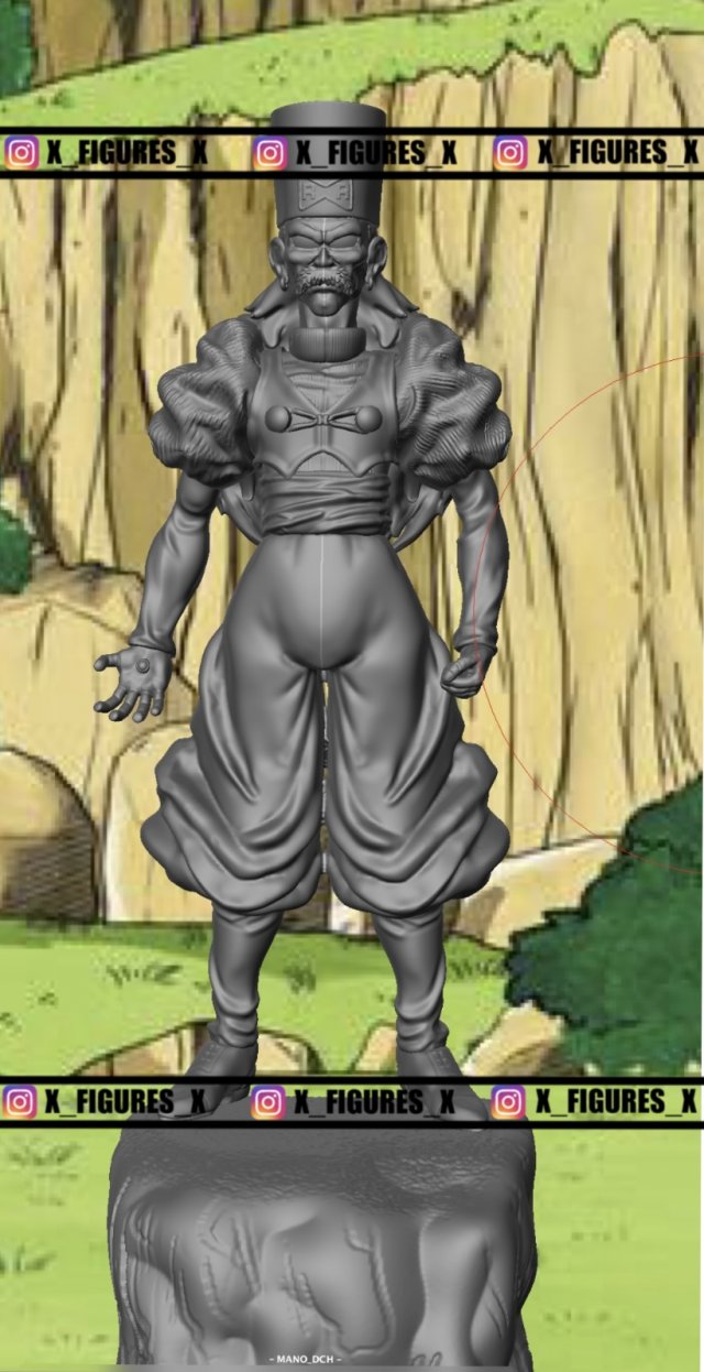 DR GERO DRAGONBALL Z 3D-printmodel .c4d .max .obj .3ds .fbx .stl .blend 