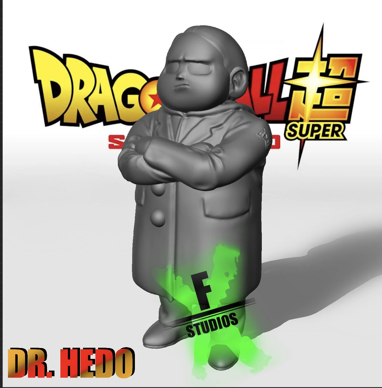 DR HEDO DRAGONBALL SUPER 3D Print Model .c4d .max .obj .3ds .fbx .stl .blend 