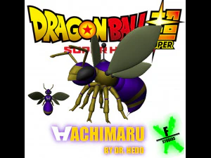 HACHIMARU DR HEDOS BEE DI DRAGON BALL PAHLAWAN SUPER SUPER Model Cetak 3D