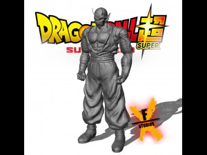 PICCOLO ORANGE DRAGONBALL SUPER PAHLAWAN SUPER Model Cetak 3D